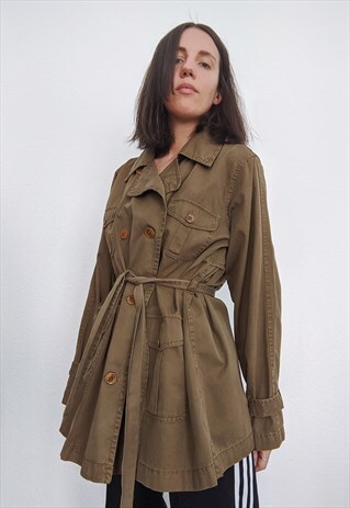 VINTAGE 90'S DKNY TRENCH COAT JACKET