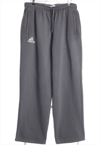 VINTAGE 90'S ADIDAS ELASTICATED WAIST JOGGERS GREY