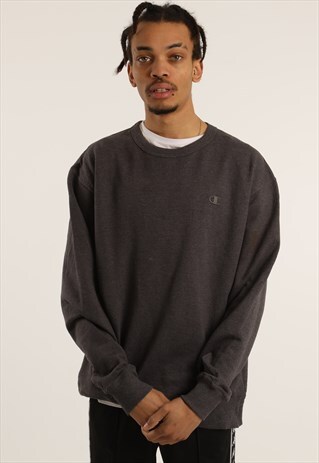 VINTAGE CHAMPION EMBROIDERED LOGO SWEATSHIRT