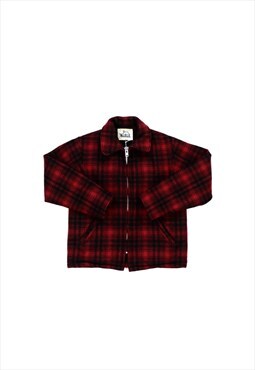 Vintage Woolrich wool check jacket.