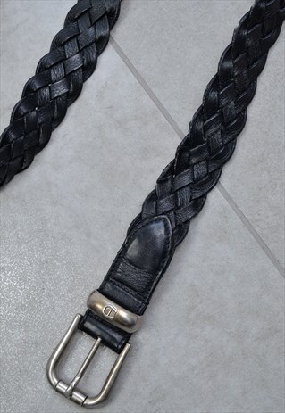 Aigner Braided Leather Belt