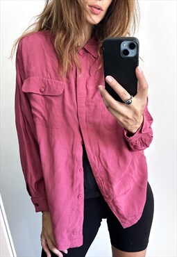 Magenta Pink Elegant Shirt / Blouse 