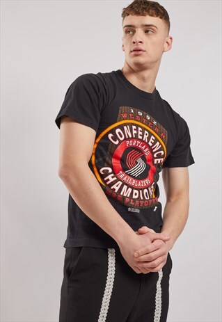 VINTAGE PORTLAND TRAILBLAZERS CONFERENCE CHAMPIONS T-SHIRT