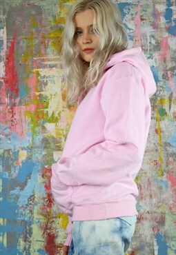 Pastel pink hoodie 