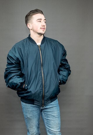VINTAGE PADDED BOMBER JACKET