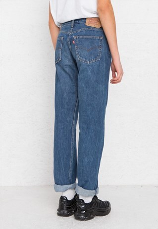VINTAGE BLUE LEVI'S 501 FIT DENIM JEANS
