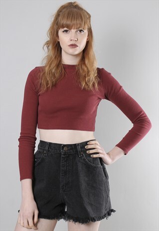 VINTAGE 90S LEE BLACK DENIM CUT OFF FESTIVAL SHORTS