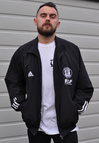 00'S Y2K ADIDAS SPORTS WINDBREAKER TRACK JACKET