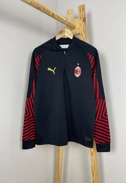 Mens PUMA FC Milan Soccer Jersey Trainer Long Sleeve