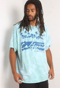 Vintage California Tourist T-shirt Blue