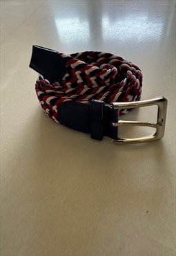 Vintage Dark Blue, Red White Belt.