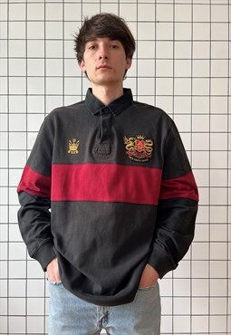 Vintage POLO RALPH LAUREN Rugby Shirt Pullover 90s 