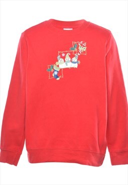 Vintage Beyond Retro Snowman Christmas Sweatshirt - M