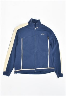 Vintage 90's Asics Sweatshirt Jumper Blue