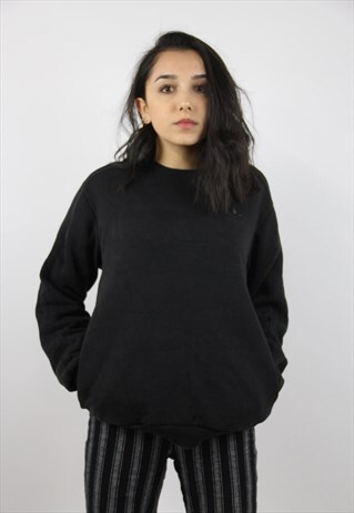 VINTAGE ADIDAS 90'S BLACK SWEATSHIRT
