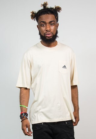 ADIDAS CREAM POCKET T-SHIRT