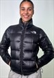 BLACK 90S THE NORTH FACE 700 SERIES PUFFER JACKET COAT