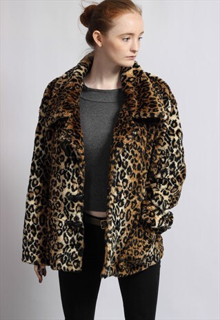 VINTAGE FAUX FUR JACKET
