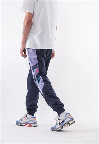 VINTAGE ADIDAS ORIGINALS TRACKSUIT JOGGER PANTS 90S BLUE