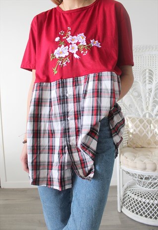 TOP CONSISTING OF A SHIRT AND SHIRT