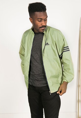 VINTAGE 80S USA ADIDAS RAINCOAT