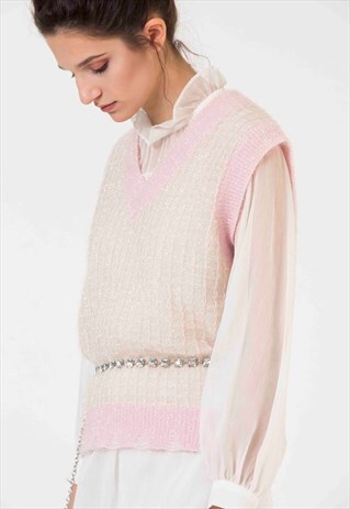 CELESTE VEST PINK
