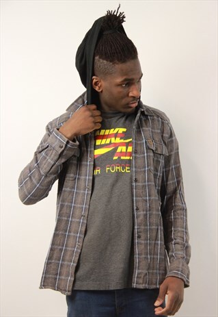 VINTAGE QUIKSILVER FLANNEL THICK SHIRT
