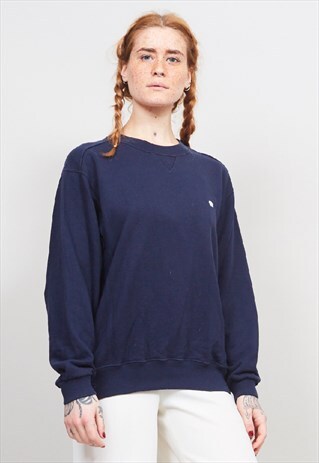 VINTAGE 90'S CHAMPION OVERSIZED NAVY SWEATER