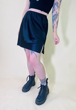 Vintage 90's Y2K Satin Mini Slip Skirt