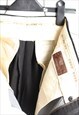 VINTAGE GIVENCHY WIDE LEG CASUAL TROUSERS BLACK SIZE M