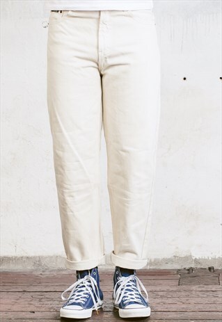VINTAGE BEIGE NIKE JEANS
