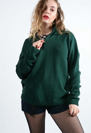 VINTAGE RALPH LAUREN CHAPS 1/4 ZIP JUMPER