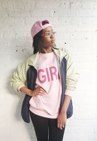 TWO-TONE WINDBREAKER/SHELL JACKET (1980'S/WOMEN'S)