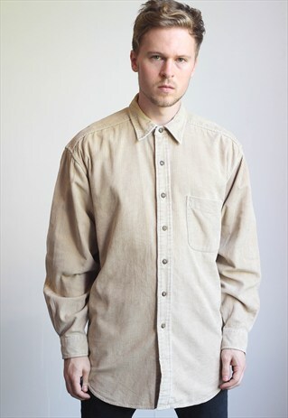 VINTAGE OVERSIZED CORDUROY SHIRT