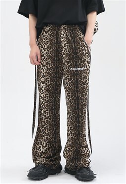 Men's Leopard Print Drawstring Lounge Pants SS2022 VOL.5
