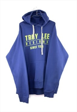 Vintage Troy Lee Designs Hoodie in Blue XL