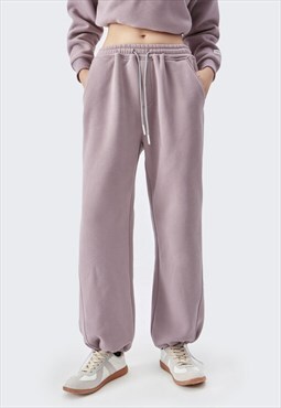 Miillow solid color loose sport padded sweatpants