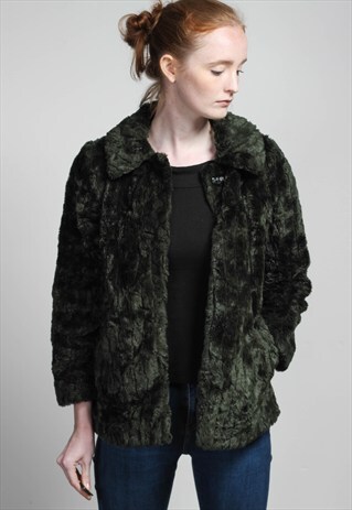 VINTAGE FAUX FUR JACKET