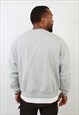 "MEN'S VINTAGE CHAMPION GREY EMBROIDERED SWEATSHIRT