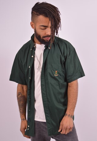 VINTAGE CHAPS RALPH LAUREN SHIRT GREEN
