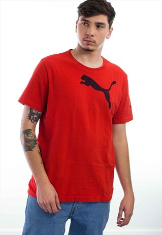 VINTAGE PUMA LOGO T-SHIRT 90S L 7