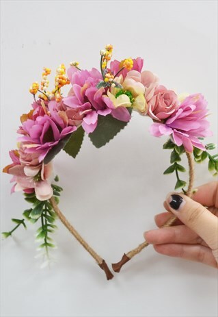 SUMMER FESTIVALS FLOWER HEADBAND