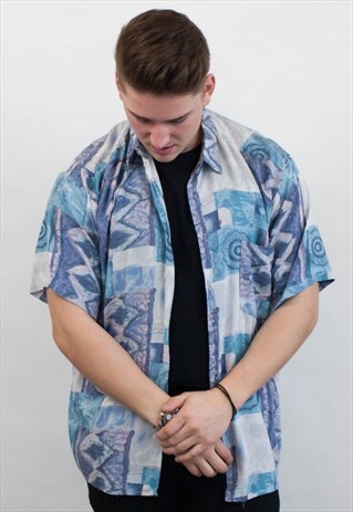 VINTAGE ABSTRACT PATTERN SHIRT