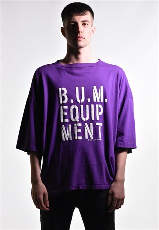 VINTAGE 1990 BUM EQUIPMENT T-SHIRT RARE