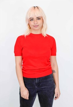 Vintage Red Stretchy T Shirt