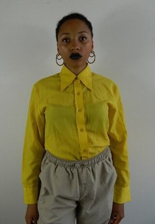 VINTAGE YELLOW BLOUSE