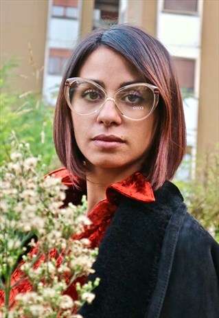 80S VINTAGE RARE NOS GUCCI OVERSIZE EYEGLASSES FRAME