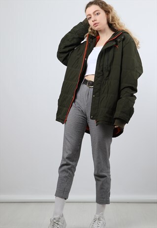 PUMA MEDIUM GREEN PUFFER JACKET