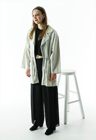BEIGE LIGHT JACKET / LIGHT LINEN SUMMER BLAZER