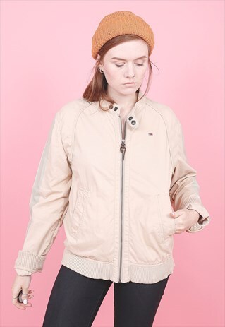 VINTAGE BEIGE TOMMY HILFIGER JACKET /R4186